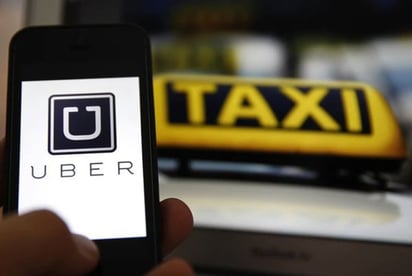 Las unidades de Uber de reciente modelo, venían “en caravana” procedentes del sur del país, con destino al estado de Nuevo León. (ARCHIVO)