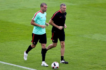 Pepe no ha entrenado al parejo de sus compañeros los últimos dos días. (EFE)