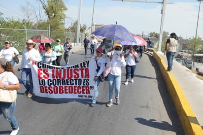 Postura. Dicen que están en contra de la reforma. (EL SIGLO DE TORREÓN)