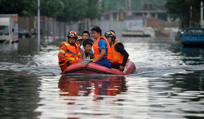 Se mantienen las tormentas intensas en el norte de China.