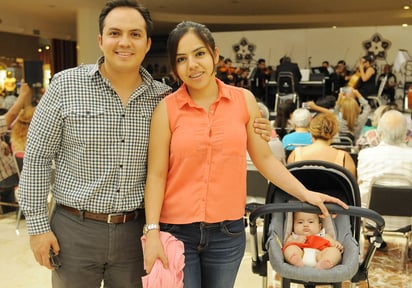 David, Eva y Marian.
