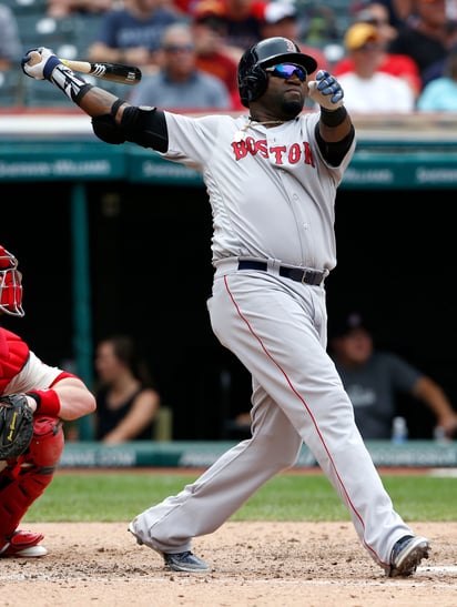 David Ortiz conectó su cuadrangular en la sexta entrada. (AP)