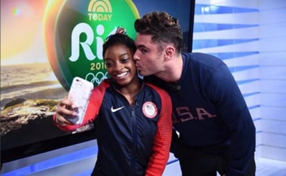 Simone Biles es fanática del famoso actor. (ESPECIAL)