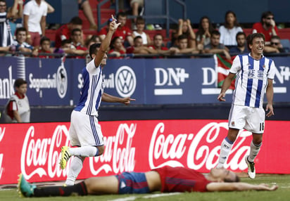 Real Sociedad derrotó como visitante al Osasuna. (EFE)