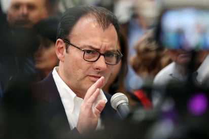 La renuncia de Luis Videgaray sería aceptada hoy por el presidente Enrique Peña Nieto. (ARCHIVO) 