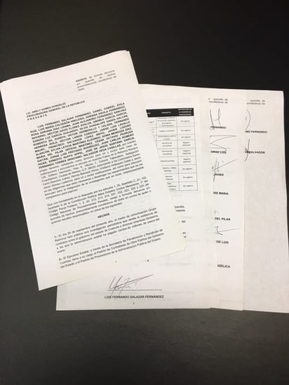 La bancada panista presentó una demanda en contra del gobernador de Coahuila por los contratos con empresas 'fantasma'. (TWITTER) 