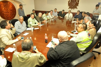 Coordinación. El Comité Municipal de Protección Civil se declaró en sesión permanente, ante pronósticos de lluvias. 