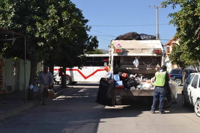 Camiones. En Lerdo se busca eficientar el horario de las rutas de la recolección de basura.