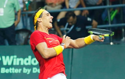 Rafael Nadal quiere clasificarse también para el Masters de final de temporada. (Archivo)