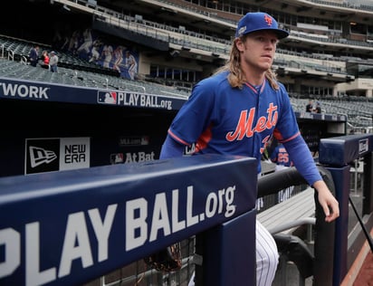 Syndergaard lanzó una sesión de bullpen extendida en el Citizens Bank Park el domingo. Su más reciente salida fue el 27 de septiembre ante Miami. (AP)