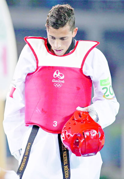 El taekwondoín mexicano Carlos Navarro no pudo ganar medalla en los Juegos Olímpicos de Río de Janeiro. Carlos Navarro ya piensa en revancha