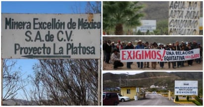 Movimiento. En el 2012 los ejidatarios de La Sierrita buscaron acuerdos con la empresa minera y al no obtenerlos realizaron un plantón deteniendo el trabajo de la mina.