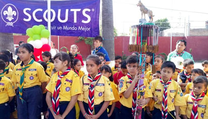 Conviven. Scouts llevaron a cabo diversas actividades. (CORTESÍA)