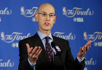 Adam Silver, comisionado de la NBA. (Archivo)