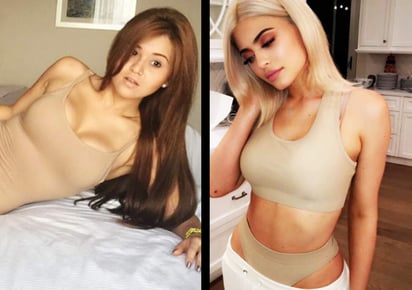 Gomita se comparó con Kylie Jenner. (ESPECIAL)