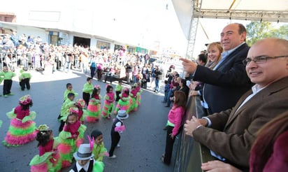 Calidad. El desfile de San Juan Sabinas es uno de los mejores que se realizan en el estado. 