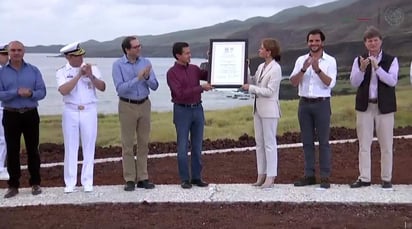 El presidente Peña Nieto acudió al evento donde destacó las acciones de su Gobierno para la conservación de las áreas naturales. (TWITTER)