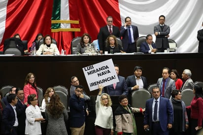 Solidarios. Diputados del PAN, PRD y Morena se solidarizaron con la diputada que fue insultada por Luis Miranda.