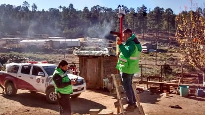 Instalación. Ahora ya se podrá contar con un registro meteorológico en Ciénega de la Vaca, una localidad que podría ser incluso más fría que La Rosilla. 