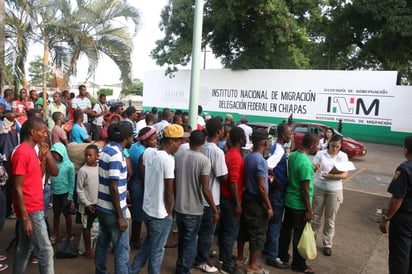 Crítica. El INM no garantiza el derecho a intérpretes para los migrantes que no hablan español.   