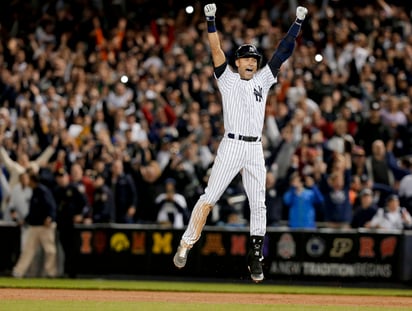 Derek Jeter jugó 20 temporadas con los Yankees de Nueva York. (Archivo)