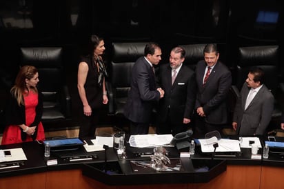 El líder del Senado de la República externó “nuestro cariño y solidaridad a Ana Gabriela Guevara, mujer fuerte, valiente y orgullo de todos los mexicanos” (ARCHIVO)