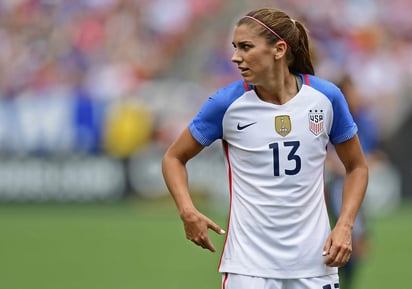 Alex Morgan ha jugado 120 partidos y suma 73 goles con la selección estadounidense. (Archivo)