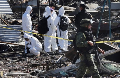 La última muerte a causa del siniestro en el mercado de pirotecnia de San Pablito, se registró en el Hospital de Especialidades de Zumpango. (AP)