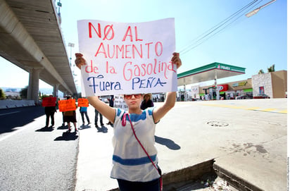 Manifestaciones. Va en aumento el número de protestas a lo largo de país en contra de los aumentos a los combustibles.