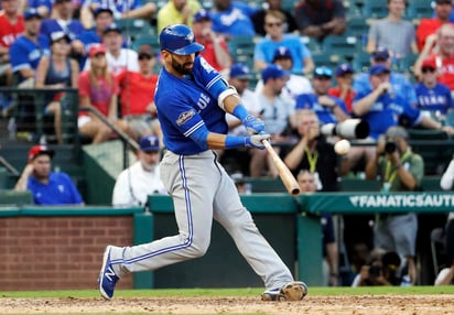 José Bautista ha disputado las últimas nueve temporadas con los Blue Jays de Toronto. (Archivo)