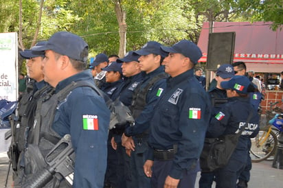 Vigilancia. La alcaldesa busca tener más elementos de policía vigilando todos los sectores de Lerdo.