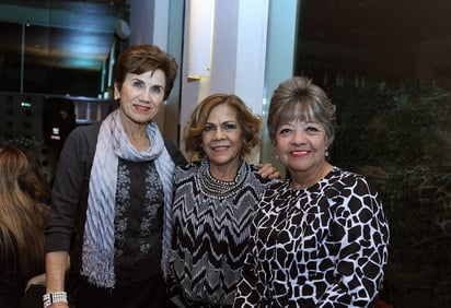 Luisa Gómez, Graciela de León y Hortencia Bañuelos.