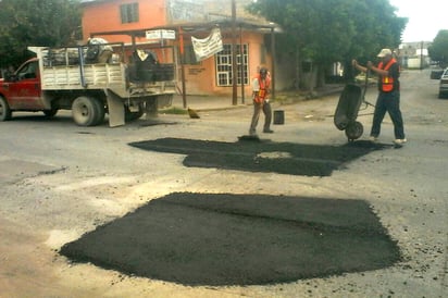 Por concluir. El mejoramiento de calles en la zona Centro de Gómez Palacio registra un avance del 95 %. (CORTESÍA)