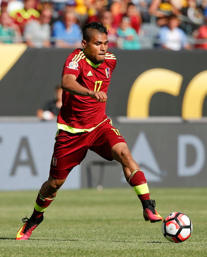 Josef Martínez, delantero de la selección de Venezuela. (EFE)