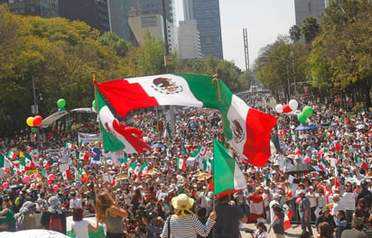 Protestan. Miles participaron en la marcha #VibraMéxico.