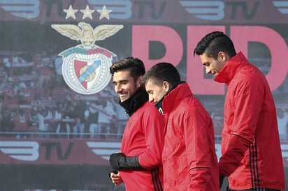 Benfica recibe hoy al Borussia Dortmund en el partido de ida de los octavos de final de la Champions. (EFE)