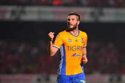 André-Pierre Gignac anotó su primer gol ante Veracruz. (Notimex)   