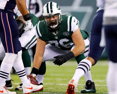 Nick Mangold jugó 11 temporadas con los Jets de Nueva York. (Archivo)