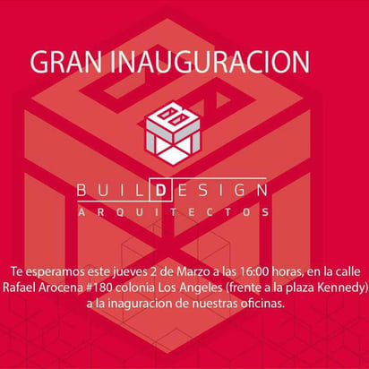 Protestan. Esta empresa de arquitectura anuncia su apertura en colonia Los Ángeles. (CORTESÍA)