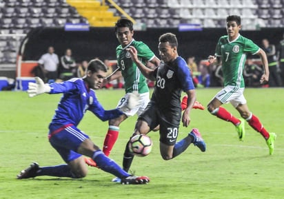 La Selección Mexicana Sub-20 cayó 1-0 ante Estados Unidos en el Premundial que se realiza en Costa Rica. (EFE)