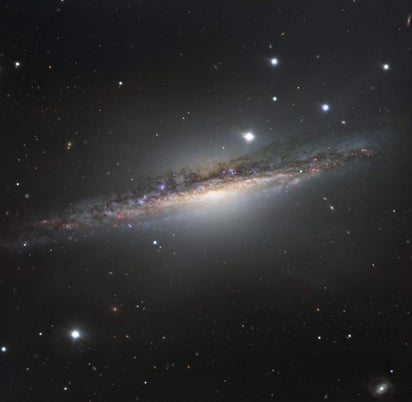 Esta galaxia fue descubierta por el astrónomo germano-británico, William Herschel, descubridor del planeta Urano y de otros numerosos objetos celestes. (EFE)