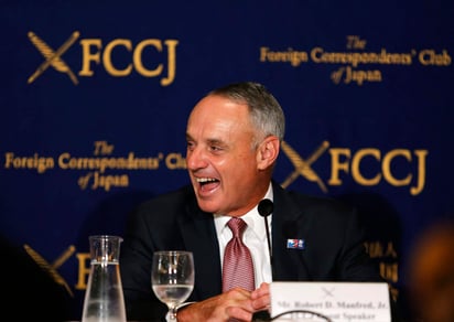 Rob Manfred dijo que el Clásico Mundial será observado en 182 países. (AP)