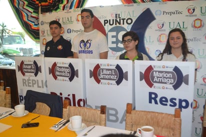 Debate. Habrá premios de primero, segundo y tercer lugar para los que resulten ganadores. (ANGÉLICA SANDOVAL)