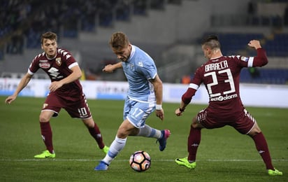 Con la victoria Lazio llegó a 56 puntos y se colocó en el cuarto lugar de la clasificación en la Serie A. (EFE)