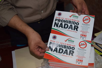 Volantes. Más de 10 mil volantes se entregarán casa por casa, en colonias y comunidades cercanas a los canales de riego. 