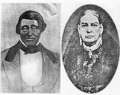 Don Leonardo Zuloaga y su esposa, doña Luisa Ybarra de Zuloaga.
