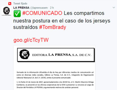 Además de los jerseys, el ex dirigente de La Prensa también podría ser investigado por la desaparición del casco y tachones de Von Miller en el Super Bowl 50.