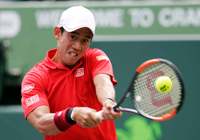 Kei Nishikori necesitó 2 horas y 44 minutos para derrotar 7-6, 6-7, 6-1 al español Fernando Verdasco. (AP)