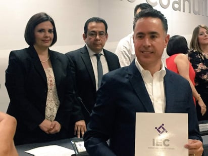 Aspirante. Guillermo Anaya se registró como candidato a la gubernatura por el PAN. (NOTIMEX)