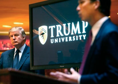 Derrota. Trump confiaba en ganar el juicio contra su universidad. (ARCHIVO)